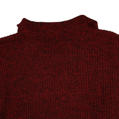 Vintage Botany 500 Acrylic Sweater Cowl Neck Men’s Small USA Made Fisherman Red