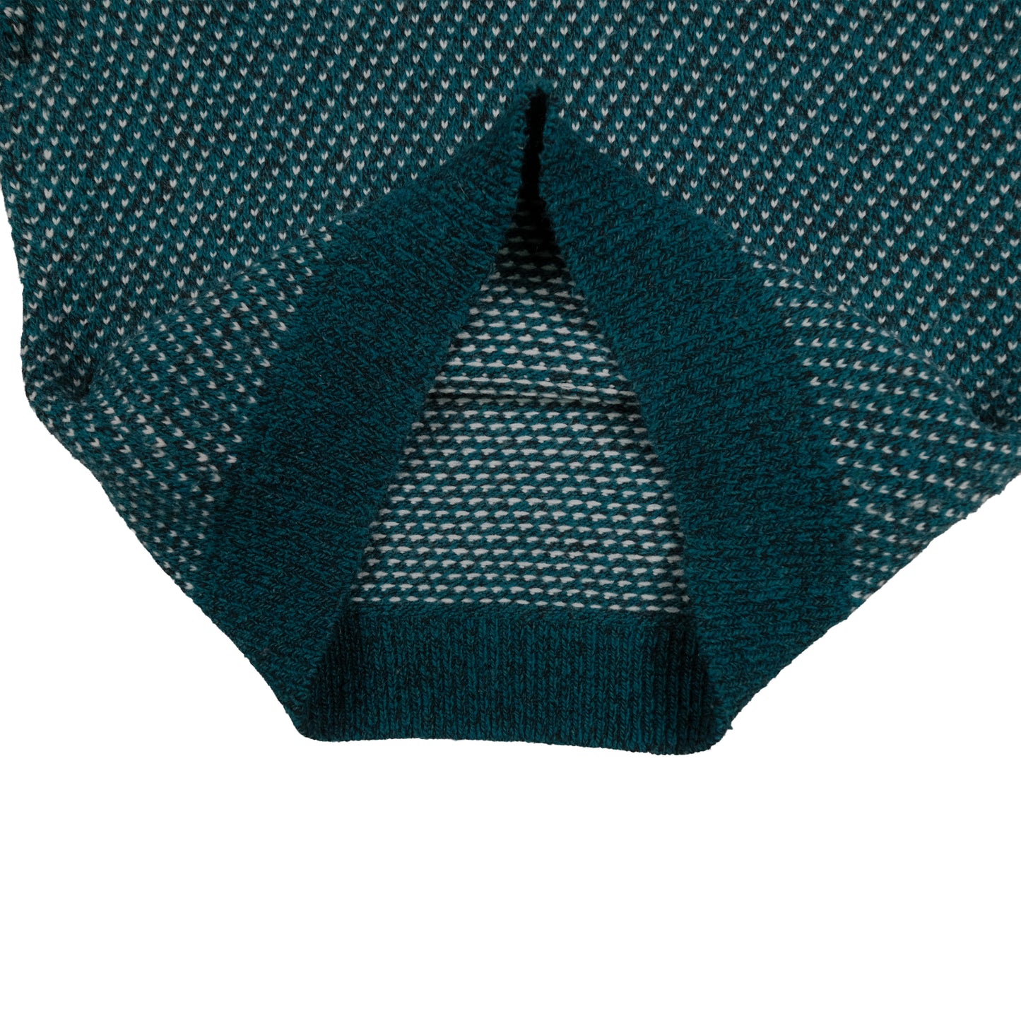 Vintage Wool Blend Men’s L Sweater Teal Birdseye Traverse City, MI