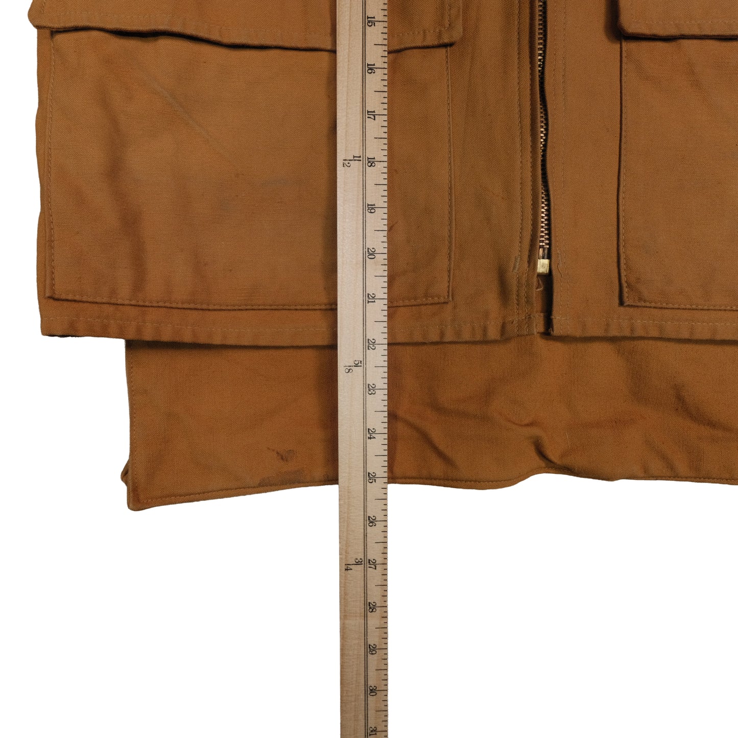 Vintage Ideal Brown Hunting Vest Men’s L Flap Pocket Game Pouch Bird Outdoor Canvas