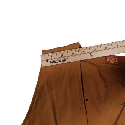 Vintage Ideal Brown Hunting Vest Men’s L Flap Pocket Game Pouch Bird Outdoor Canvas