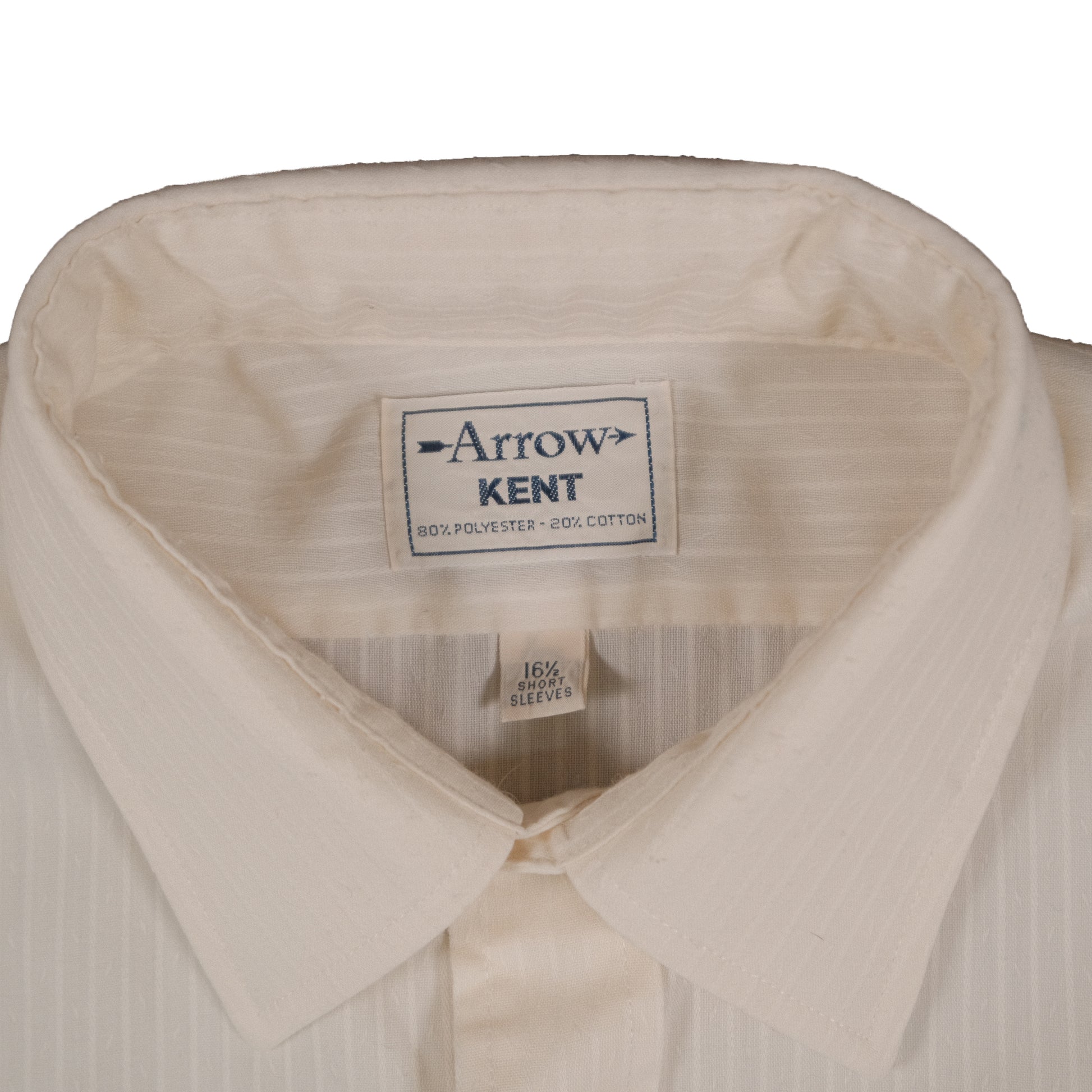arrow short sleeve white dress shirt 70s Arrow Men's Button Down Oxford Shirt, Kent Collection, Pink Striped, Big Collar, Short Sleeves