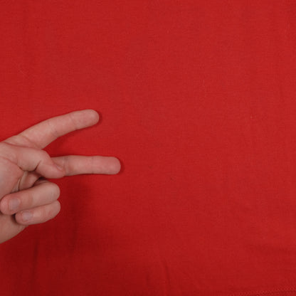 Vintage Russell Athletic Red Plaza T-Shirt Adult Small Graphic Tee Made in USA