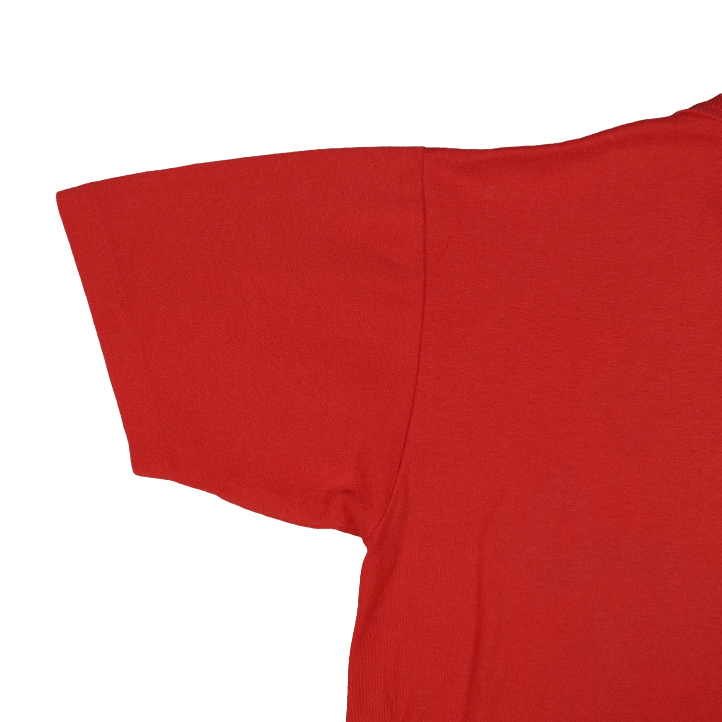 Vintage Russell Athletic Red Plaza T-Shirt Adult Small Graphic Tee Made in USA