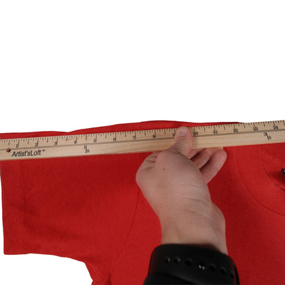 Vintage 80’s Screen Stars Puff Print Spir-Etts Red T-Shirt Adult Small Single Stitch