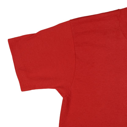 Vintage 80’s Screen Stars Puff Print Spir-Etts Red T-Shirt Adult Small Single Stitch