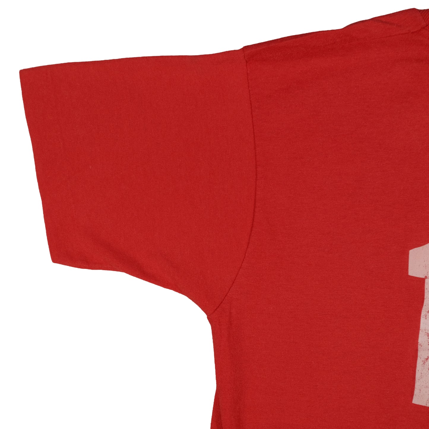 Vintage 80’s Screen Stars Puff Print Spir-Etts Red T-Shirt Adult Small Single Stitch