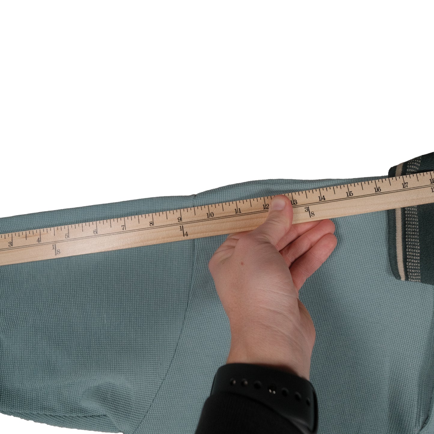 Vintage Wear Guard Waffle Polo Men’s Large Ray Embroidered Blue Excavating Logo