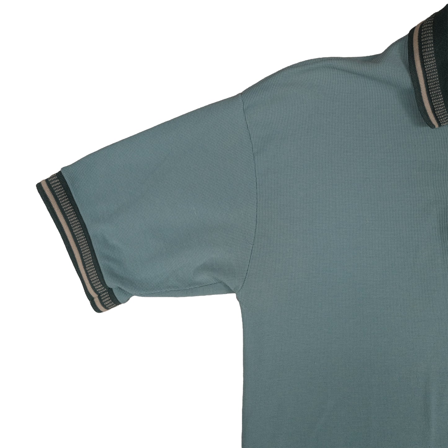 Vintage Wear Guard Waffle Polo Men’s Large Ray Embroidered Blue Excavating Logo