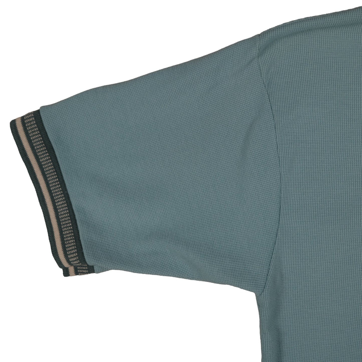 Vintage Wear Guard Waffle Polo Men’s Large Ray Embroidered Blue Excavating Logo