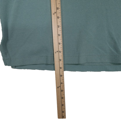 Vintage Wear Guard Waffle Polo Men’s Large Ray Embroidered Blue Excavating Logo