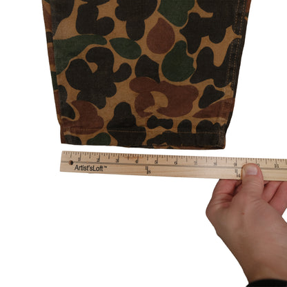 Vintage Sears Sports Center Duck Camo 2-Piece Set Medium 32x30 Frog Skin