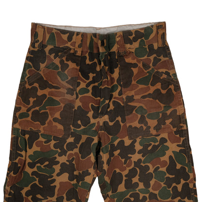 Vintage Sears Sports Center Duck Camo 2-Piece Set Medium 32x30 Frog Skin