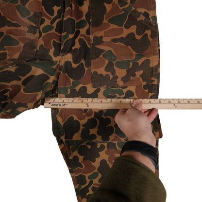 Vintage Sears Sports Center Duck Camo 2-Piece Set Medium 32x30 Frog Skin