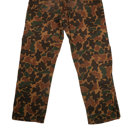 Vintage Sears Sports Center Duck Camo 2-Piece Set Medium 32x30 Frog Skin