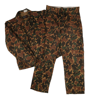 Vintage Sears Sports Center Duck Camo 2-Piece Set Medium 32x30 Frog Skin