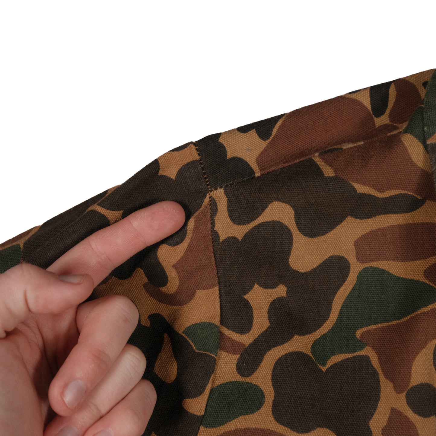 Vintage Sears Sports Center Duck Camo 2-Piece Set Medium 32x30 Frog Skin