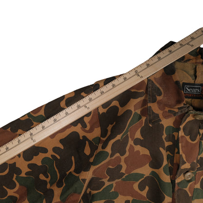 Vintage Sears Sports Center Duck Camo 2-Piece Set Medium 32x30 Frog Skin