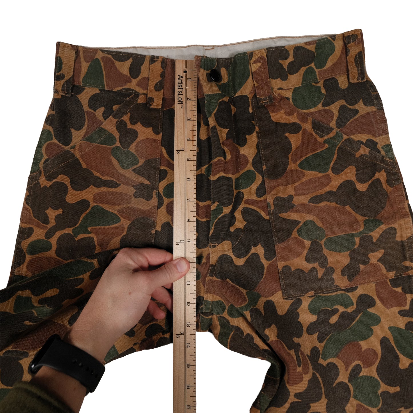 Vintage Sears Sports Center Duck Camo 2-Piece Set Medium 32x30 Frog Skin