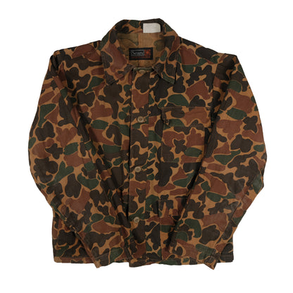 Vintage Sears Sports Center Duck Camo 2-Piece Set Medium 32x30 Frog Skin