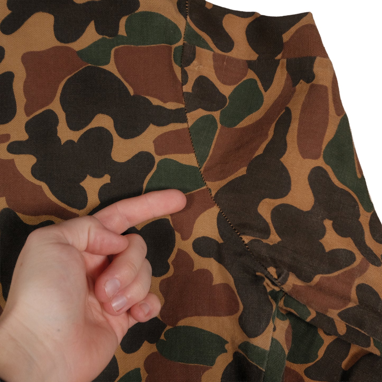 Vintage Sears Sports Center Duck Camo 2-Piece Set Medium 32x30 Frog Skin