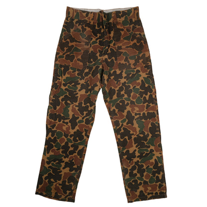 Vintage Sears Sports Center Duck Camo 2-Piece Set Medium 32x30 Frog Skin