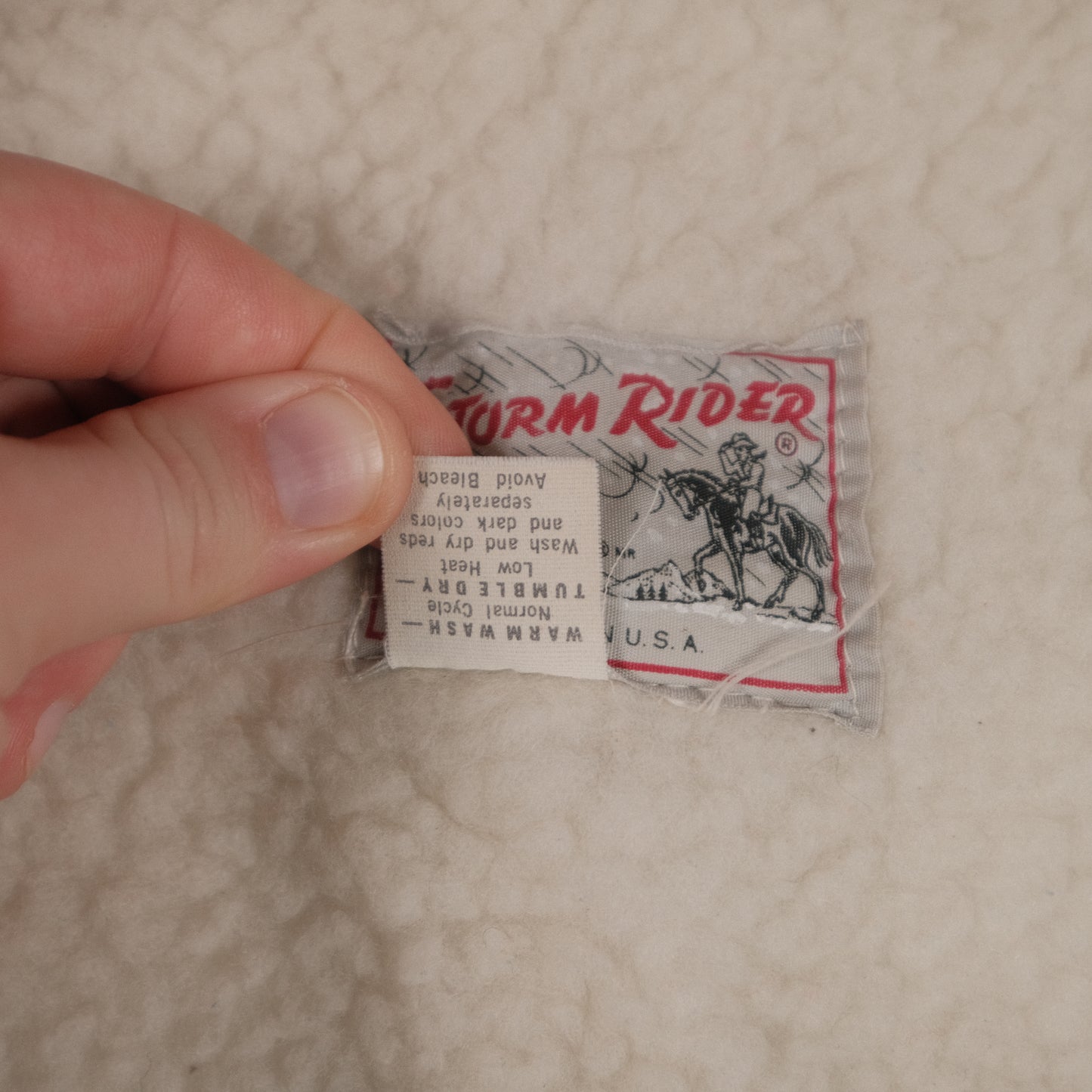 Vintage Lee Rider Sherpa Lined Vest Brown Men’s Large Suede Western Cowboy