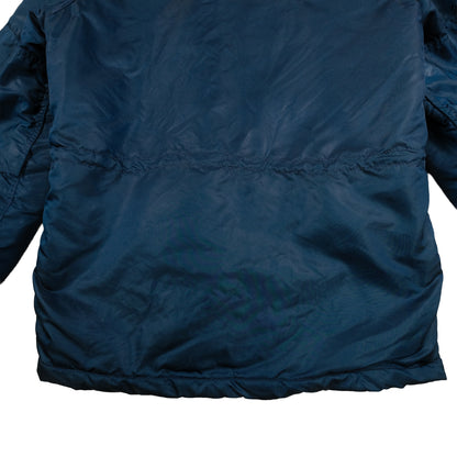 Vintage Sears Outerwear Mid Length Snorkel Parka Navy Blue Men’s Large Jacket