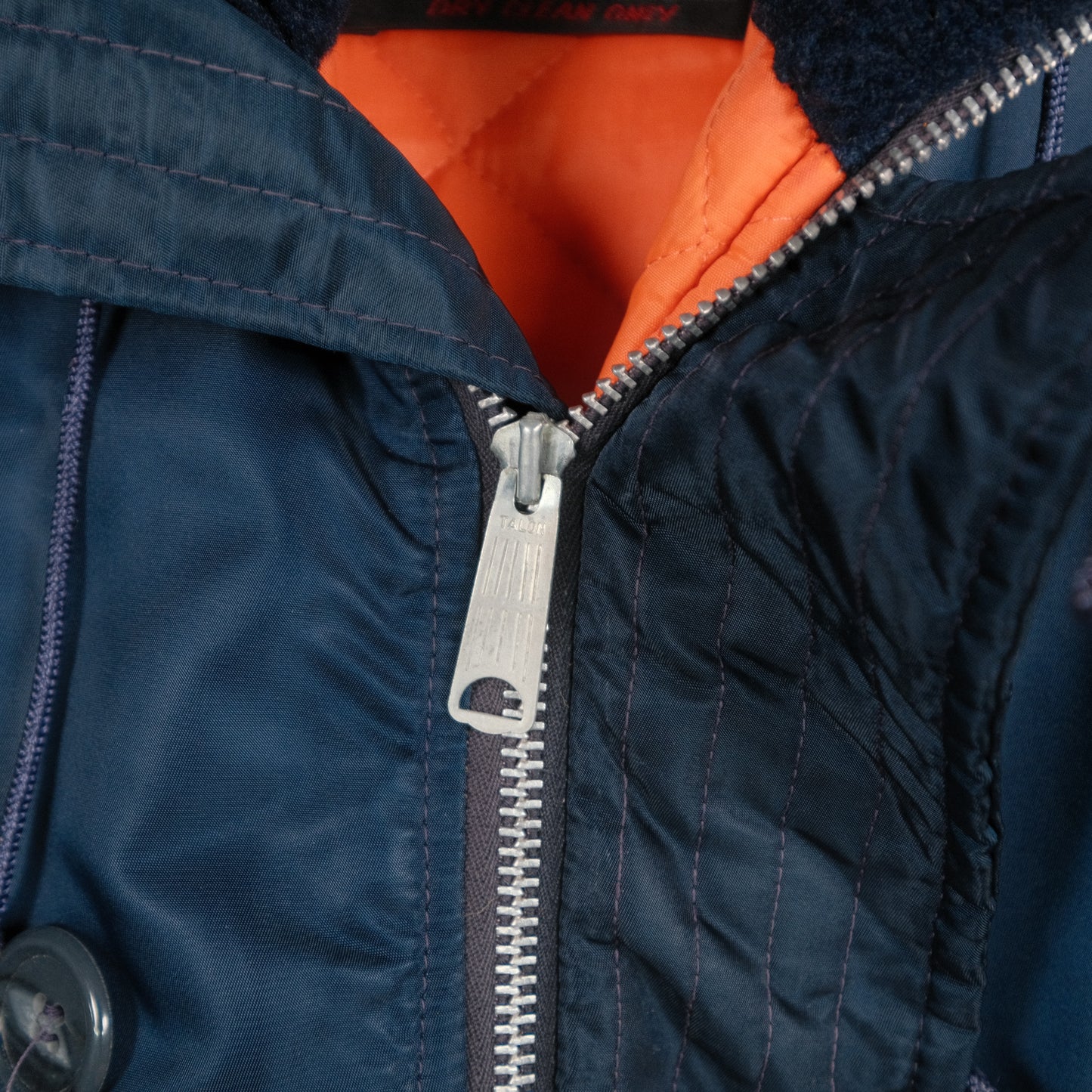 Vintage Sears Outerwear Mid Length Snorkel Parka Navy Blue Men’s Large Jacket