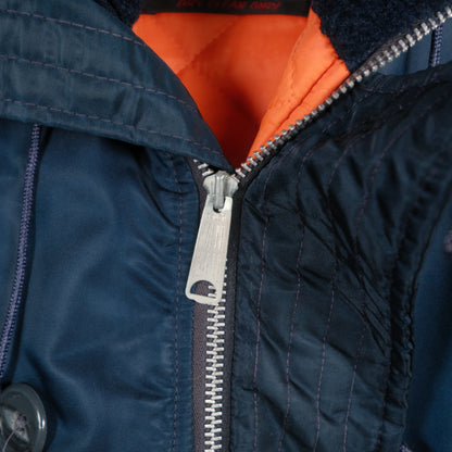 Vintage Sears Outerwear Mid Length Snorkel Parka Navy Blue Men’s Large Jacket