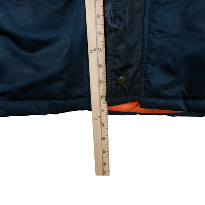 Vintage Sears Outerwear Mid Length Snorkel Parka Navy Blue Men’s Large Jacket