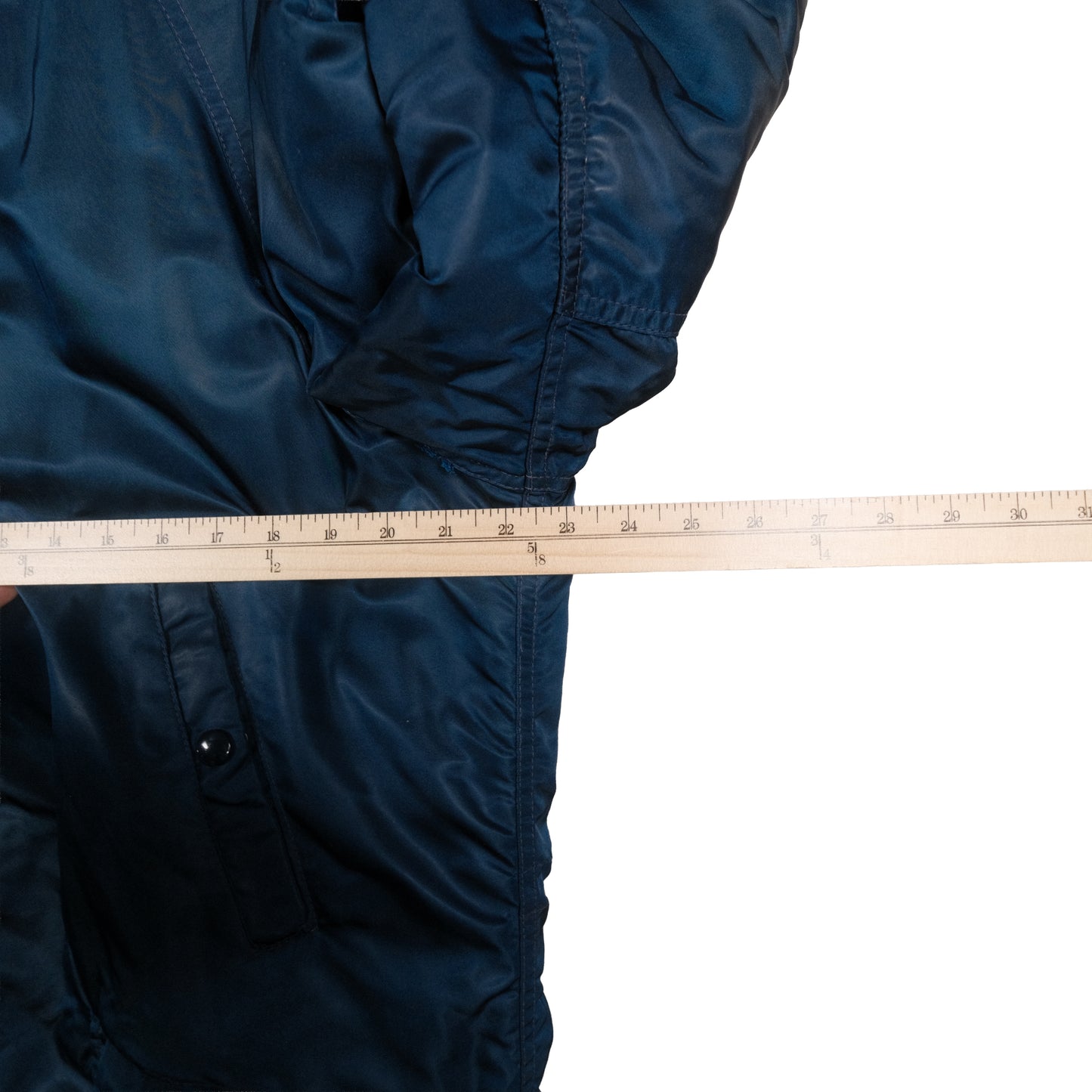 Vintage Sears Outerwear Mid Length Snorkel Parka Navy Blue Men’s Large Jacket