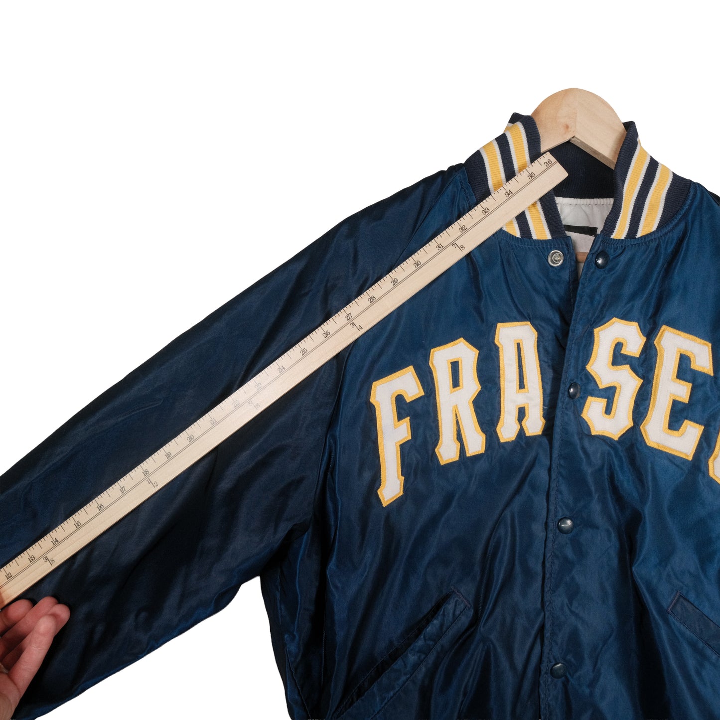 Vintage Butwin Varsity Starte Champion Jacket Fraser Blue Stain Men’s XL USA Made