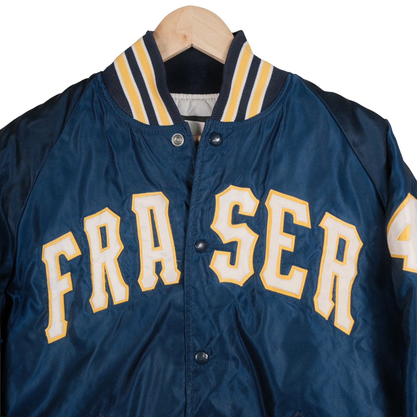 Vintage Butwin Varsity Starte Champion Jacket Fraser Blue Stain Men’s XL USA Made