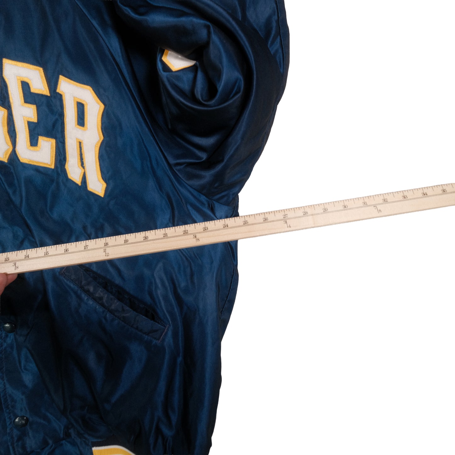 Vintage Butwin Varsity Starte Champion Jacket Fraser Blue Stain Men’s XL USA Made