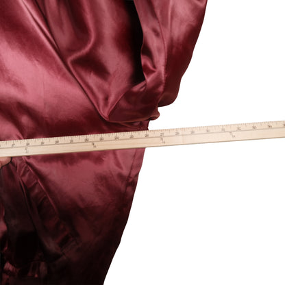 Vintage Pla-Jac By Dunbrooke Satin Jacket Maroon Men’s XL Stable Inn Grand Haven, MI